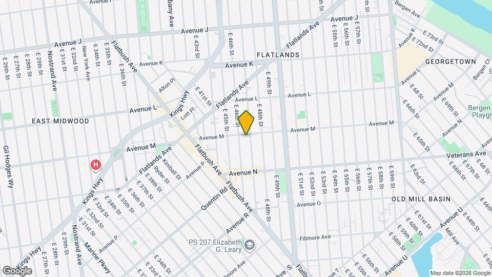 4616 Avenue M Map and Location Details