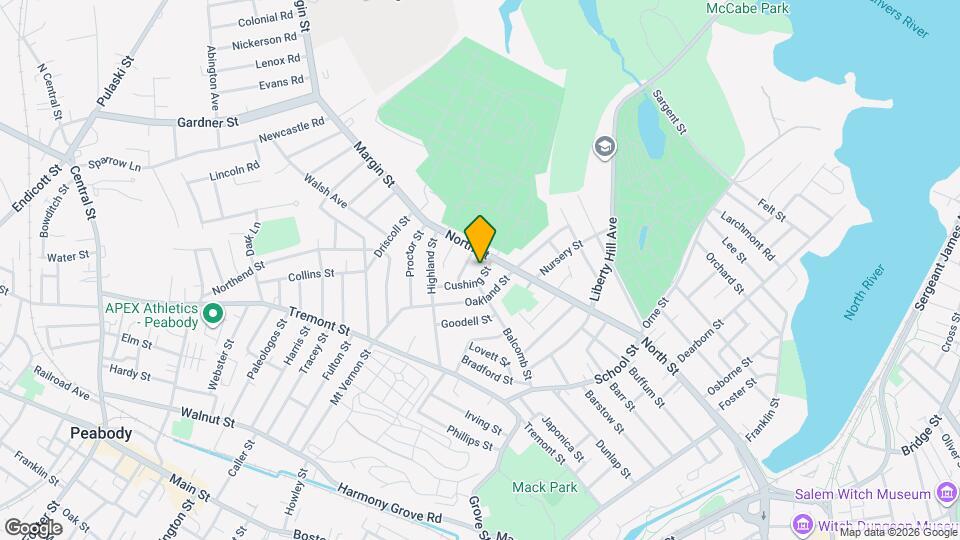 6 Cushing St, Unit 2nd floor Map and Location Details