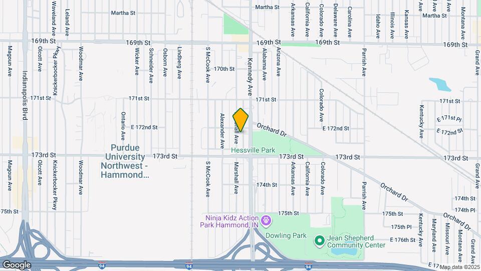 7215 Marshall Ave Map and Location Details