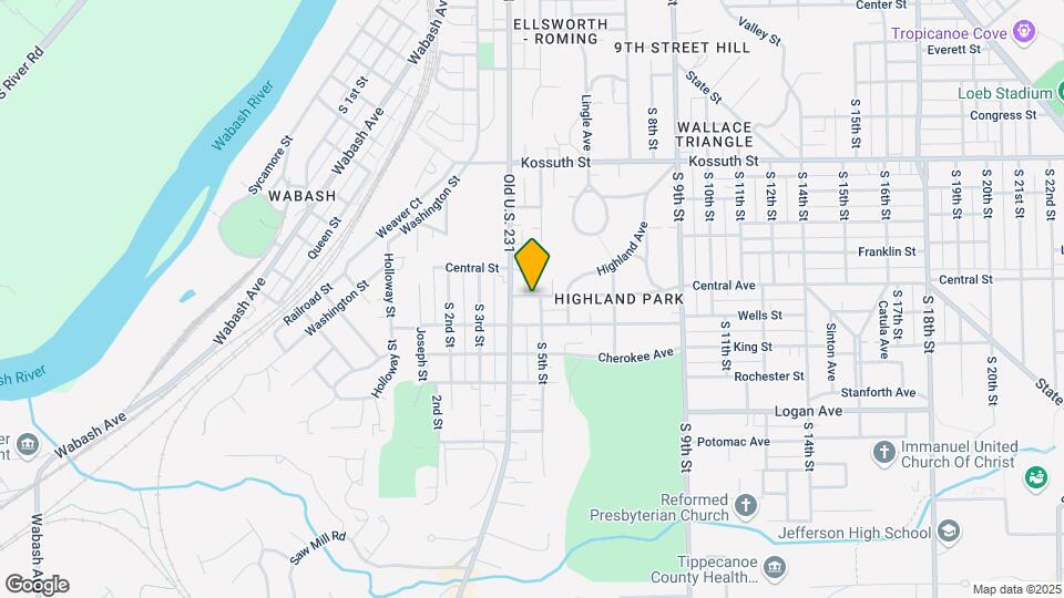 1102 S 5th St, Unit 2 Map and Location Details