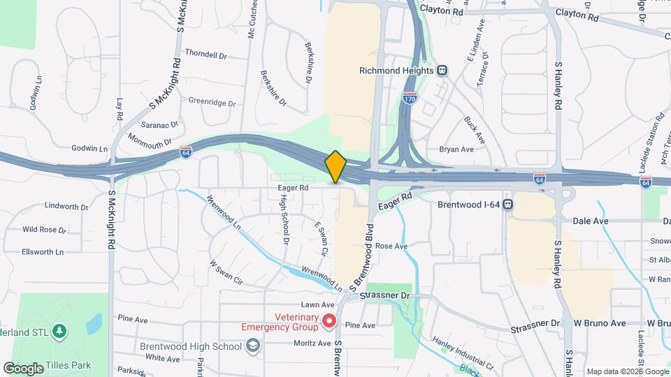 8802 Eager Rd, Unit Unit 1 Map and Location Details