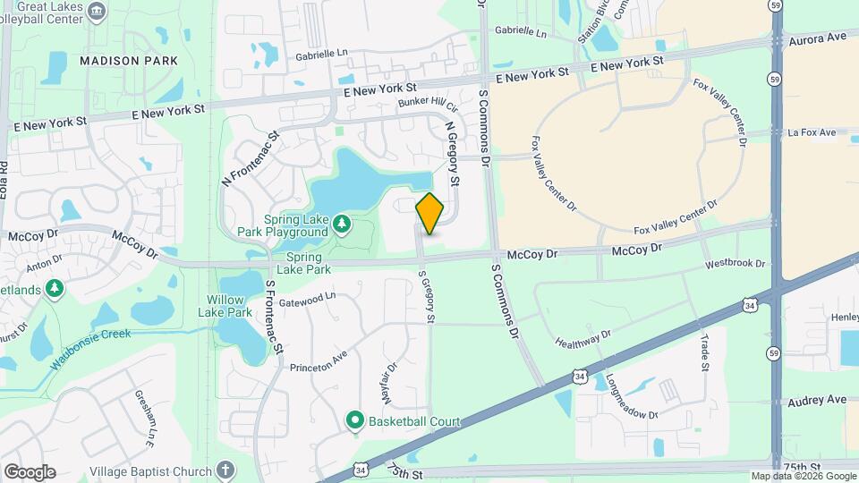 109 S Gregory St Map and Location Details