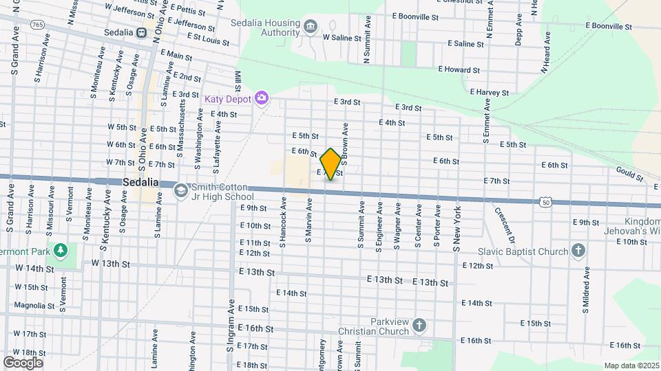 907 E Broadway Blvd Map and Location Details