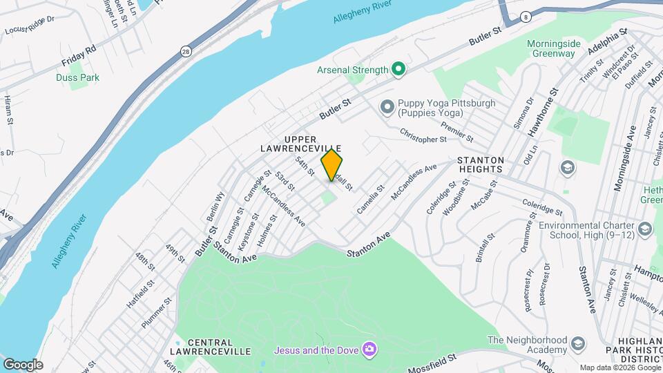 803 54th St Mapa y Detalles de la Ubicación