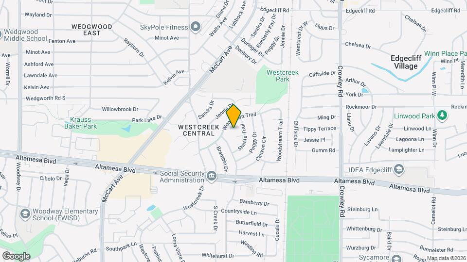 6316 Woodmont Ct Map and Location Details