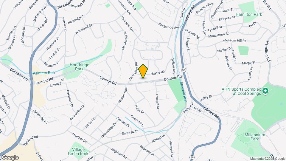 1021 Connor Rd Map and Location Details