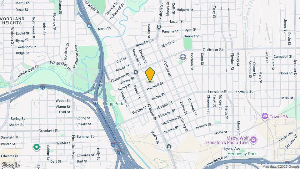 2108 Freeman St Map and Location Details