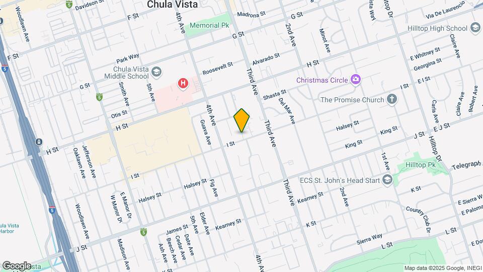 351-355 I Street Mapa y Detalles de la Ubicación