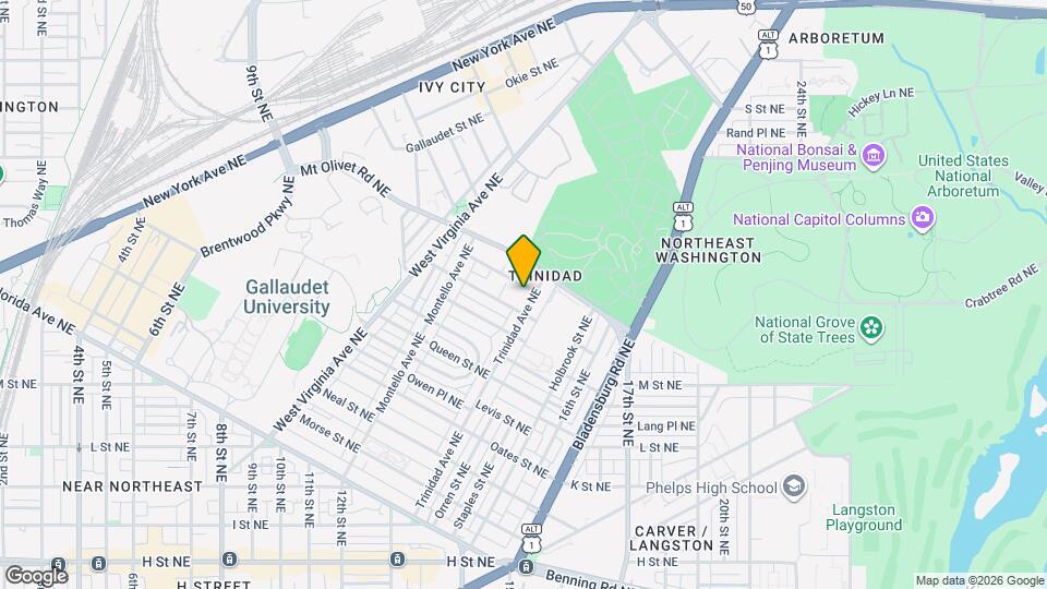 1277 Simms Pl NE Mapa y Detalles de la Ubicación