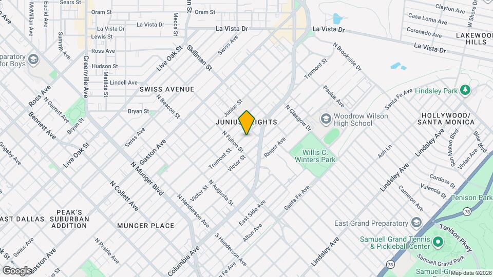 5720 Tremont St Mapa y Detalles de la Ubicación