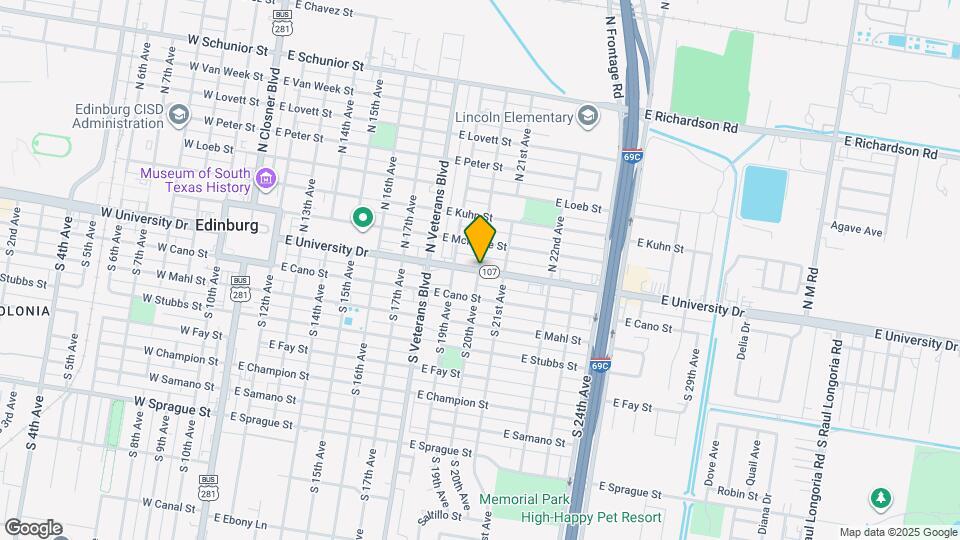 18 S 20th Ave Map and Location Details