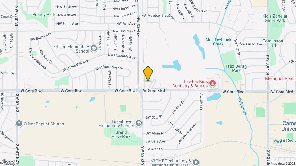 4647 W Gore Blvd Map and Location Details