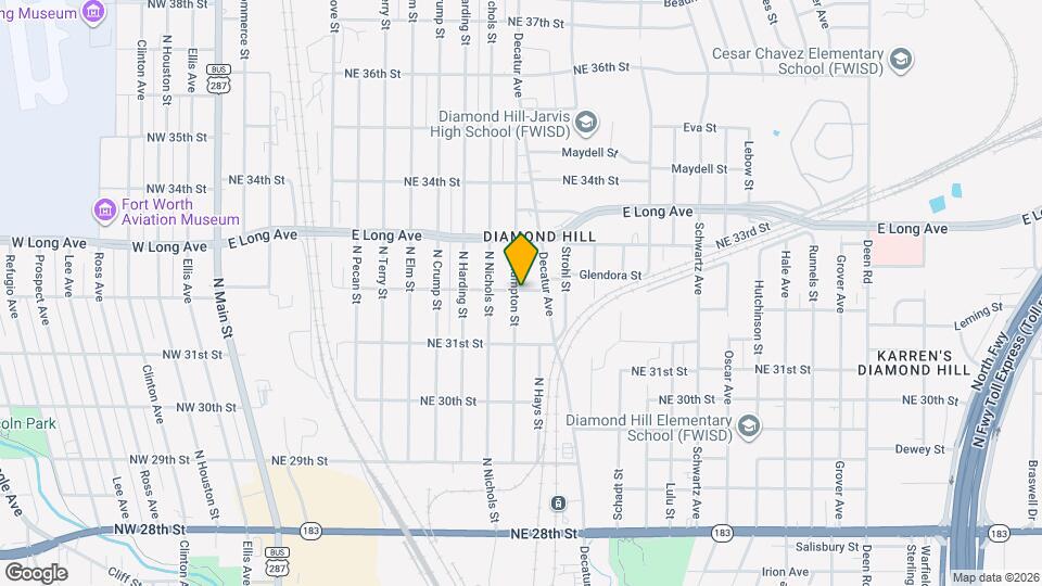 3224 N Hampton St, Unit Casita Mapa y Detalles de la Ubicación
