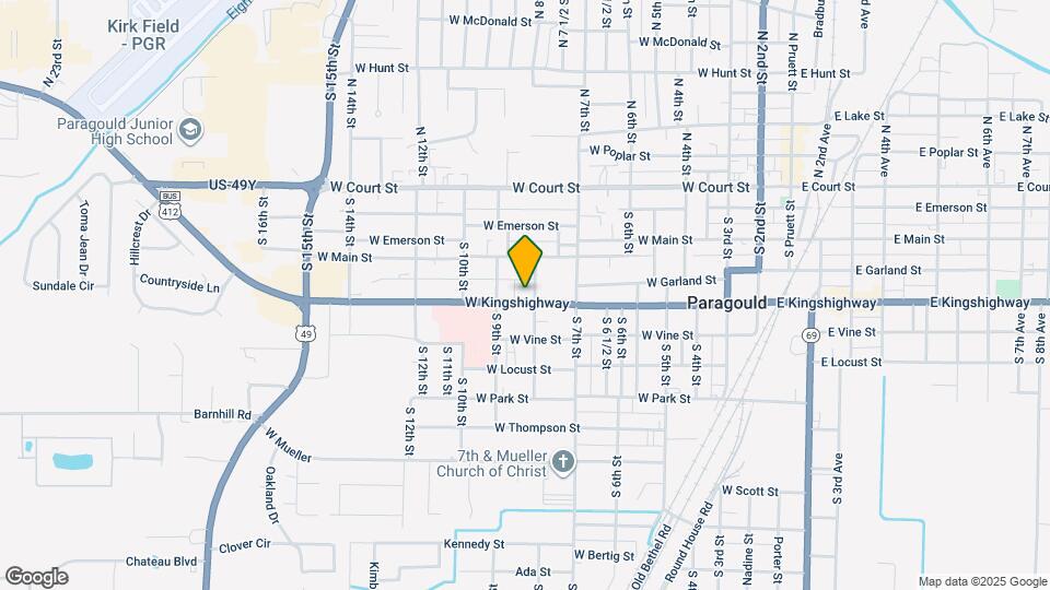 805 W Kingshighway Map and Location Details