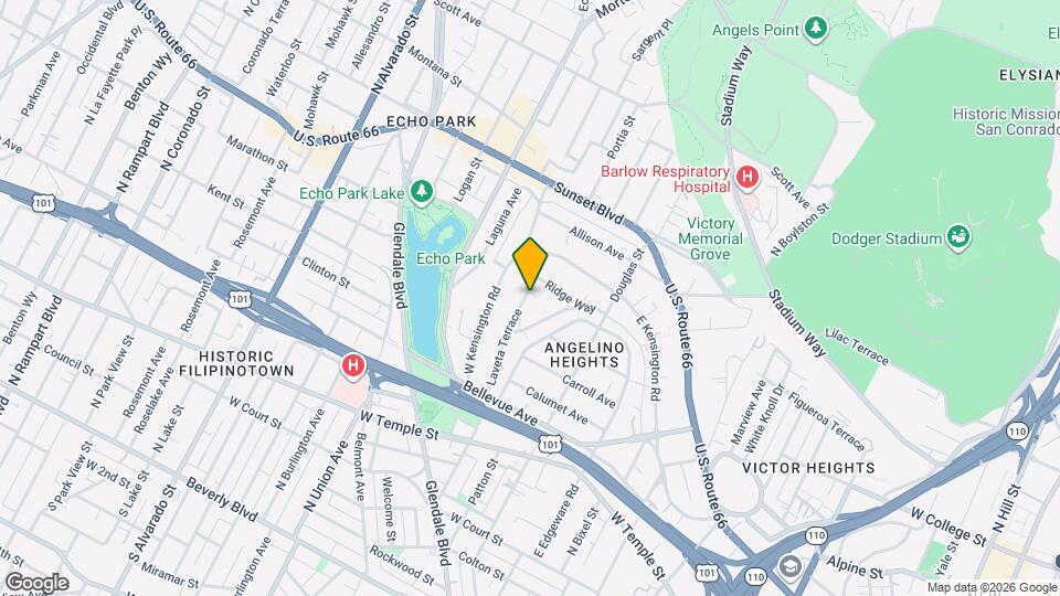 844 1/2 Laveta Ter, Unit 844 1/2 Map and Location Details