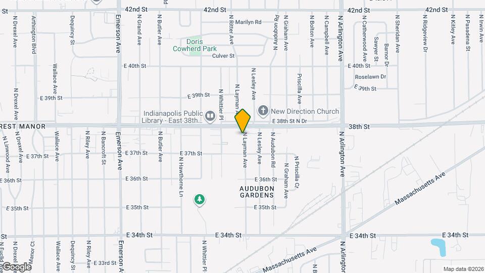 3726 N Layman Ave Map and Location Details