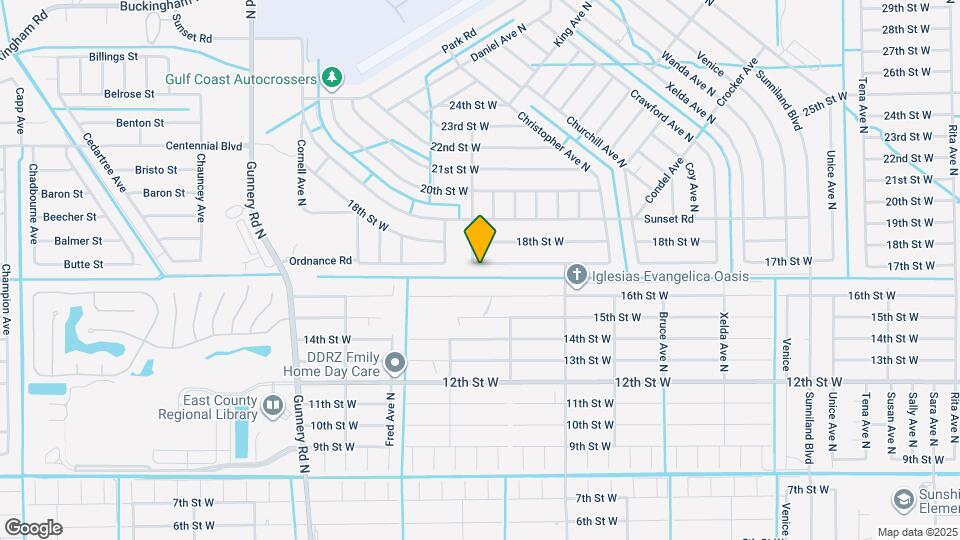 3837 17th St W Map and Location Details