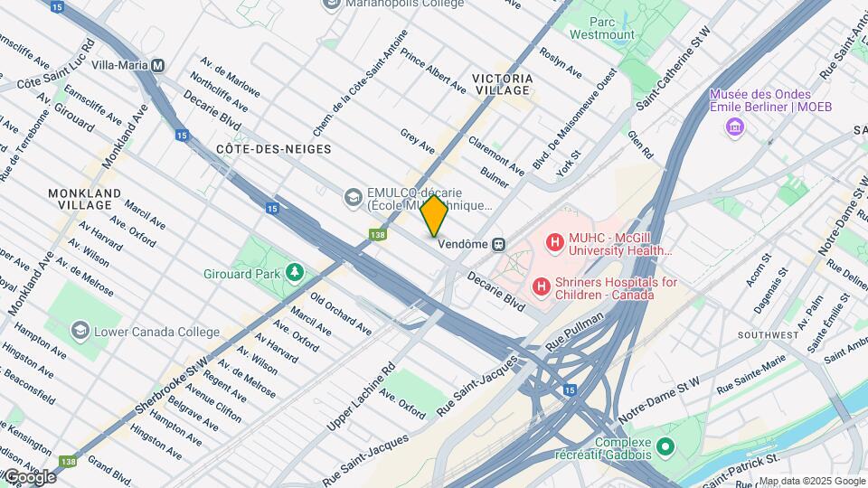2053-2061 Decarie Boul Map and Location Details