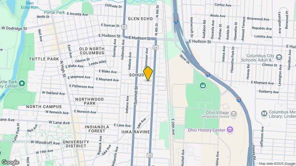 416 Wyandotte Ave Mapa y Detalles de la Ubicación