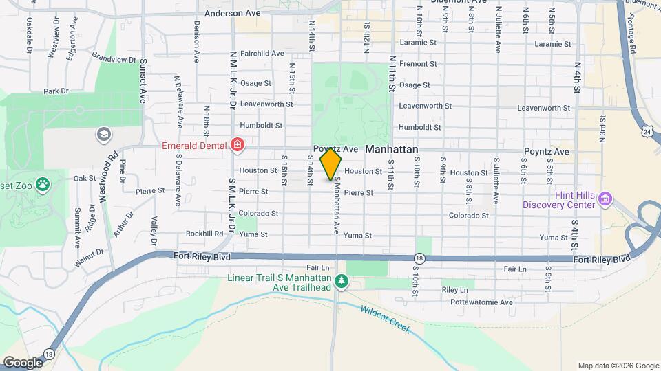 216 S Manhattan Ave Map and Location Details