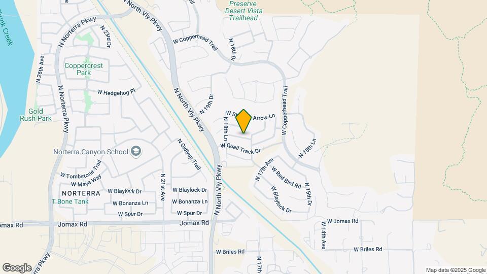 1726 W Desperado Way Map and Location Details
