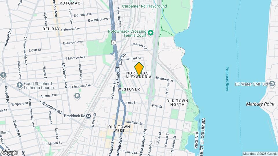 1249 Portner Rd Map and Location Details