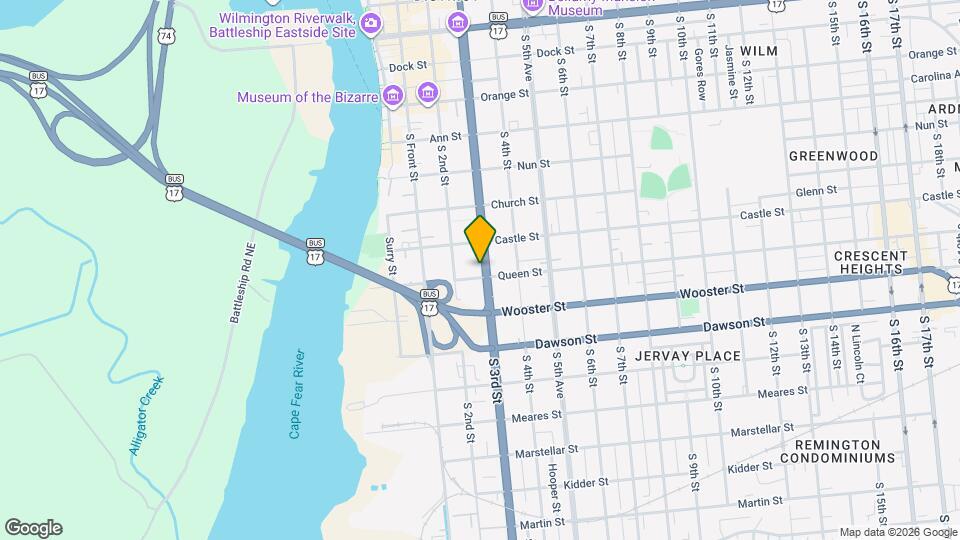 618 S 3rd St Map and Location Details