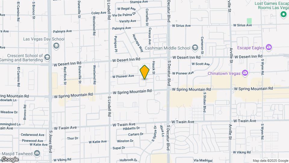 5141 W Pioneer Ave Map and Location Details