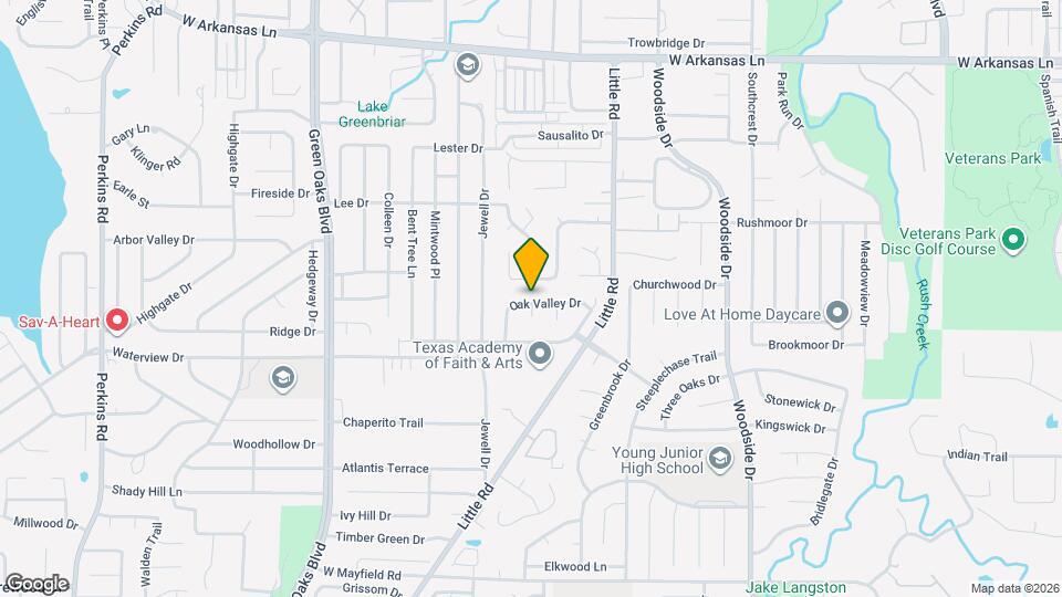 4717 Oak Valley Dr Map and Location Details