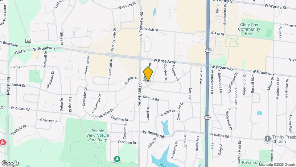 2709 Highland Dr Map and Location Details