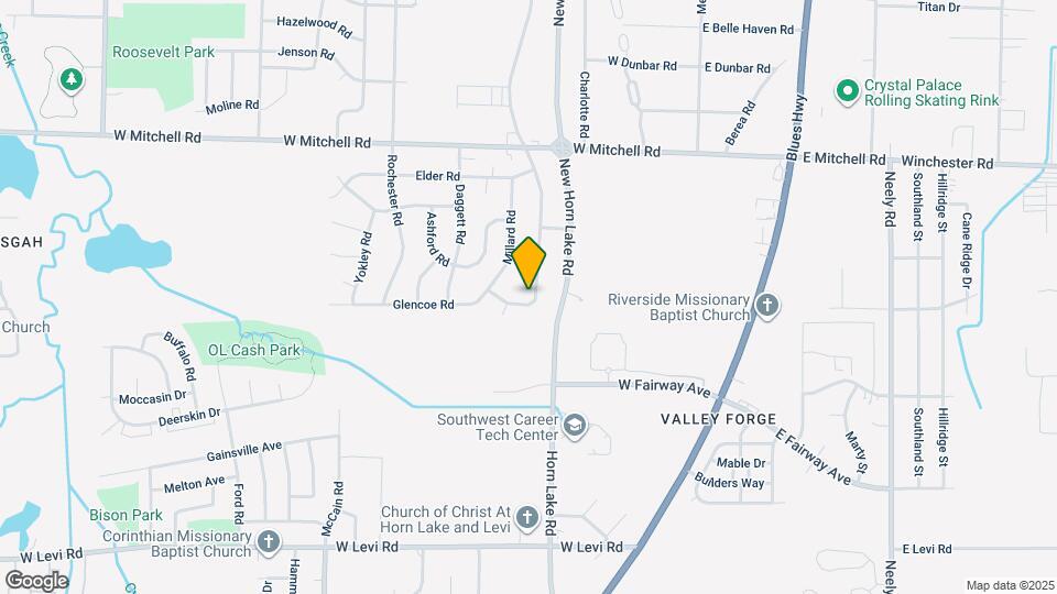 3593 W Horn Lake Rd Map and Location Details