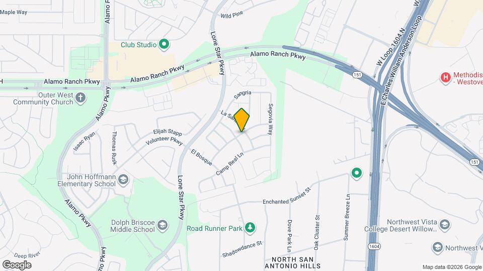 4727 La Santa Rd Map and Location Details