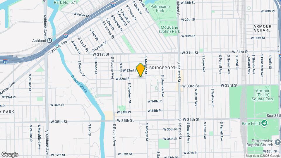 3227 S Carpenter St Map and Location Details