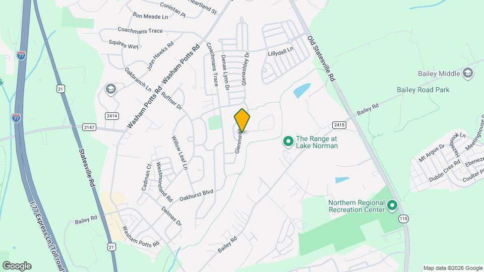 10418 Glenmeade Rd Map and Location Details