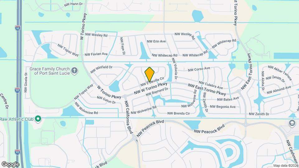 6173 NW E Deville Cir Map and Location Details