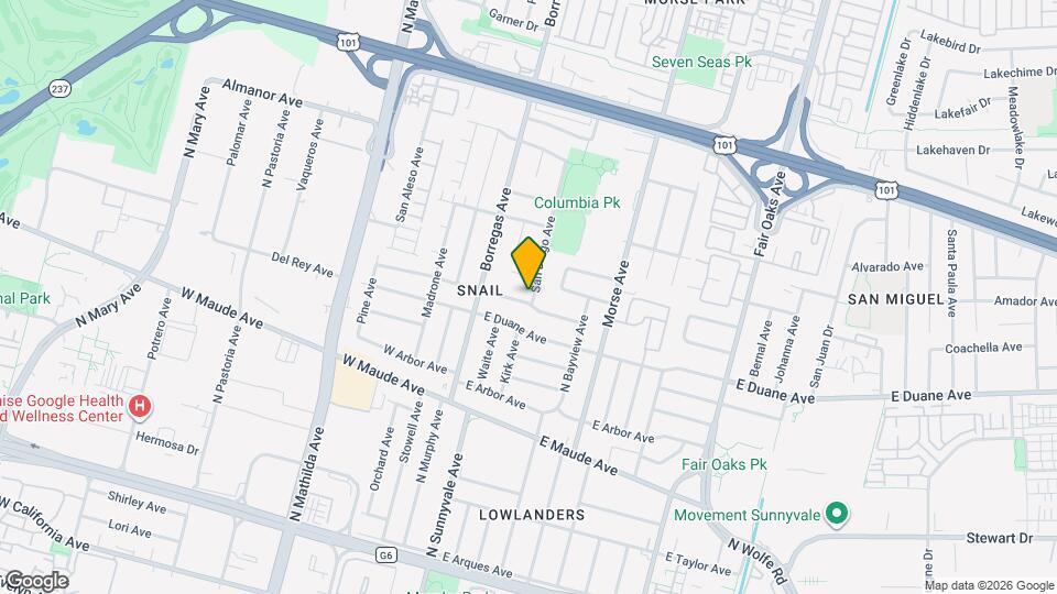 617 San Diego Ave Map and Location Details