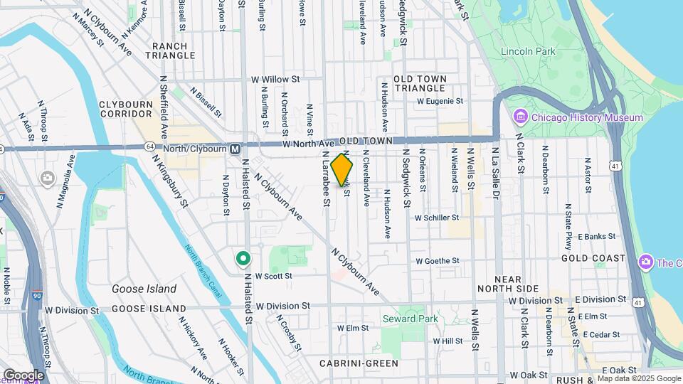 1442 N Mohawk St Mapa y Detalles de la Ubicación