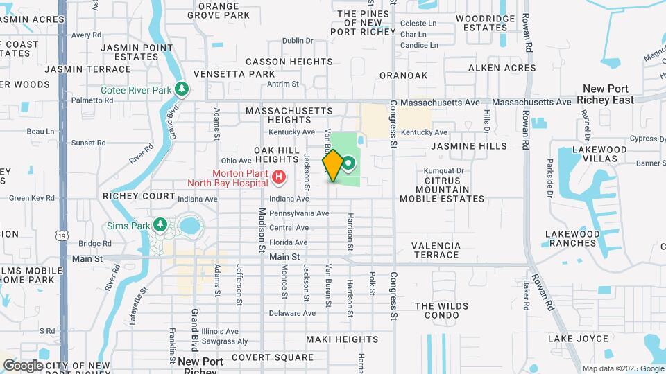 6612 Van Buren St Map and Location Details