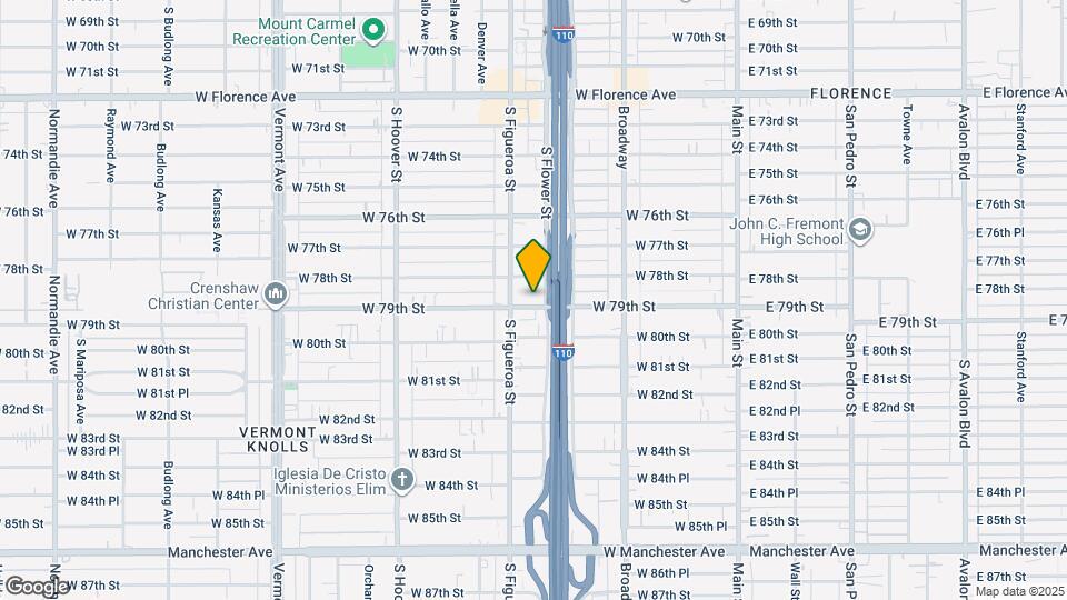 441 W 79th St, Unit #2 Mapa y Detalles de la Ubicación