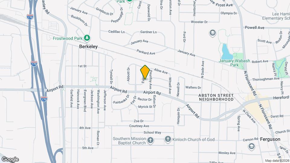 6308 Everett Dr Map and Location Details