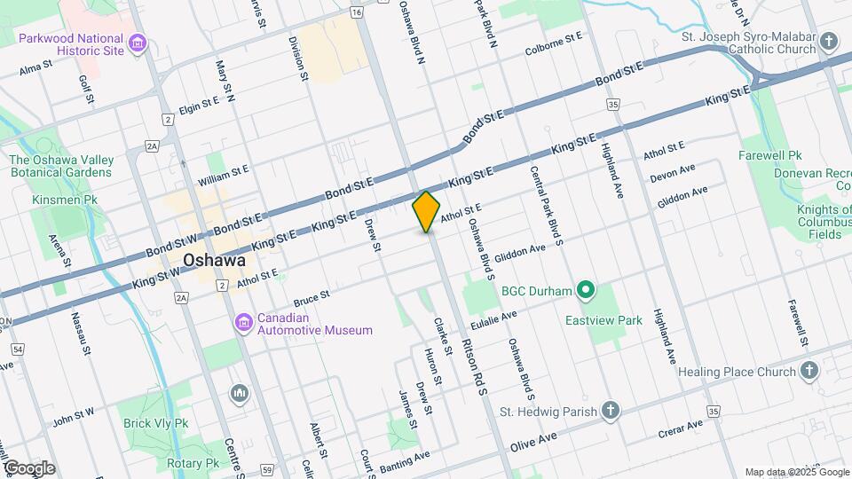54 Ritson Rd S Map and Location Details