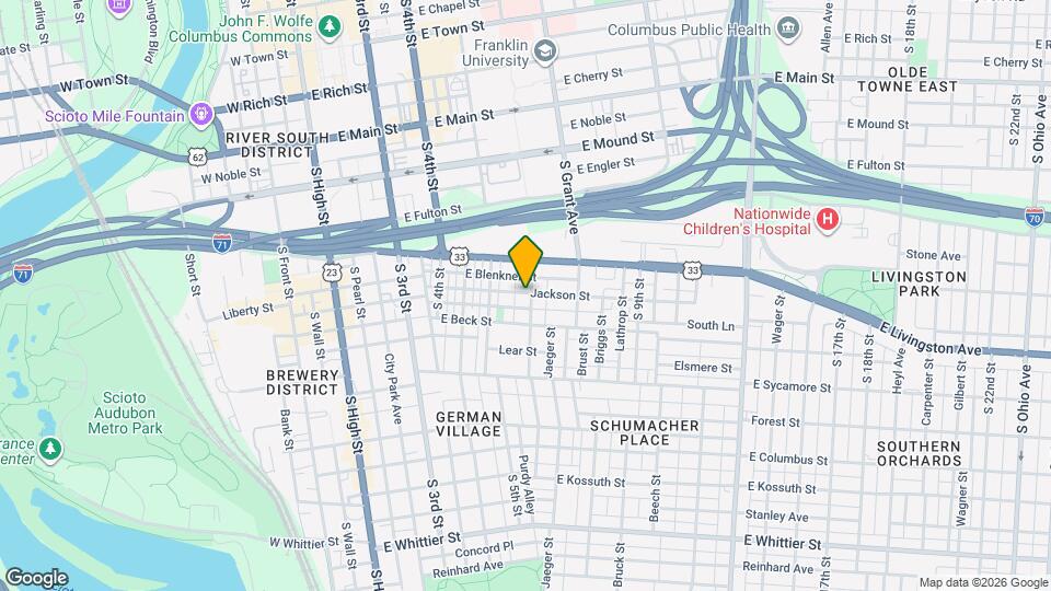 557 S 6th St Map and Location Details