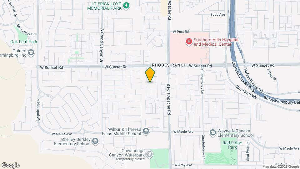 9527 Violet Sunset Ave Map and Location Details