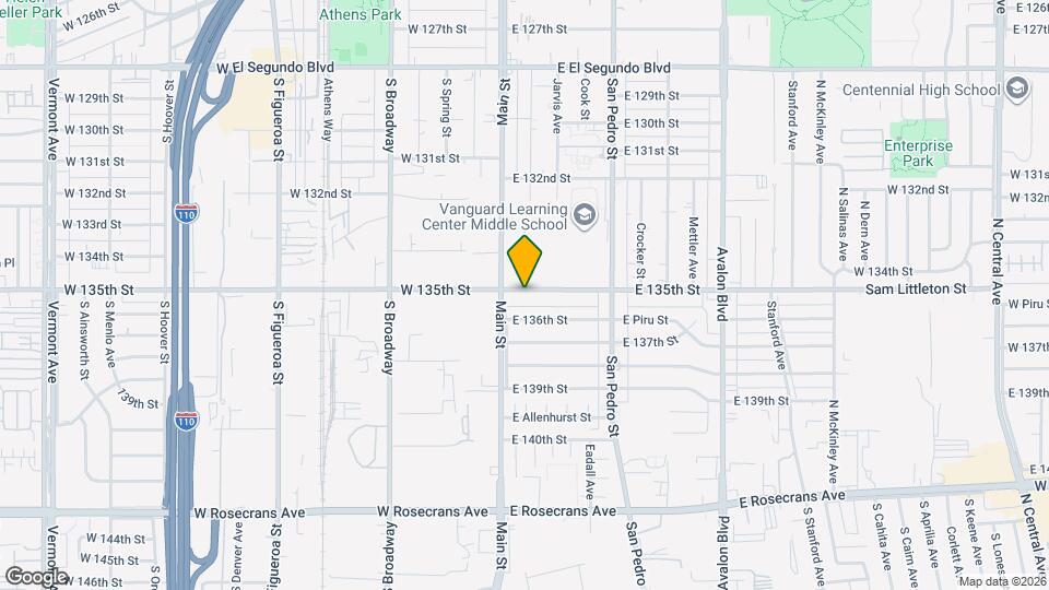 124 E 135th St Map and Location Details