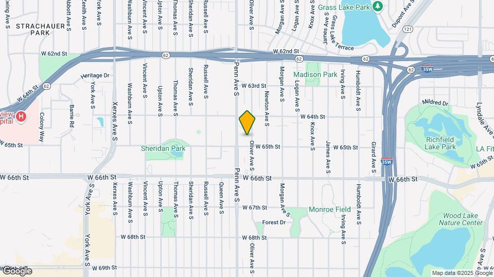 6436 Oliver Ave S Map and Location Details
