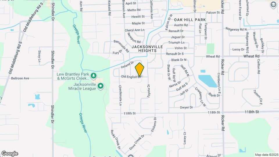 8176 Old English Dr Map and Location Details