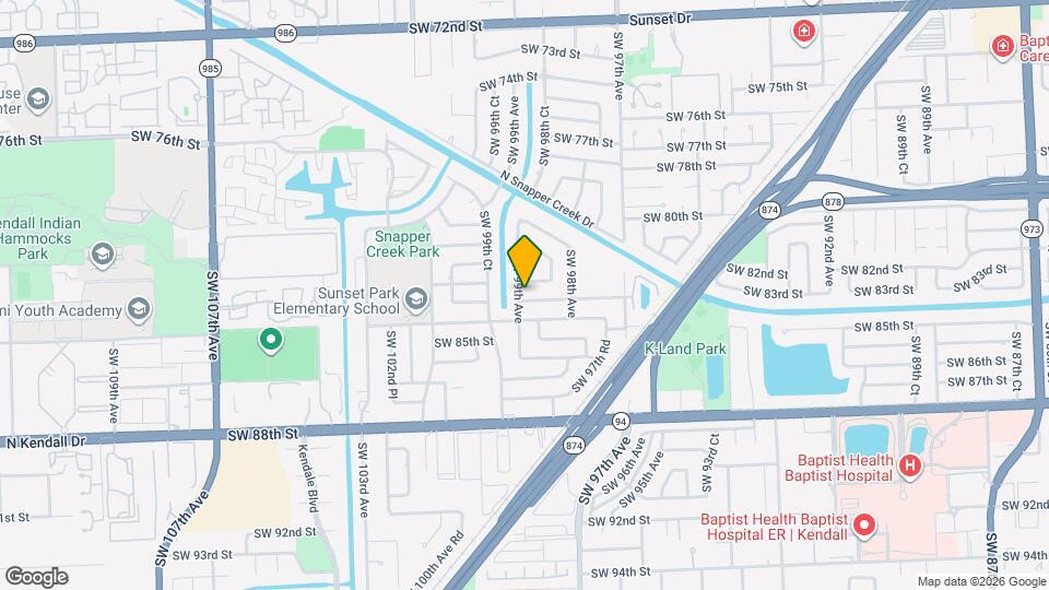 9875 SW 83rd St Mapa y Detalles de la Ubicación