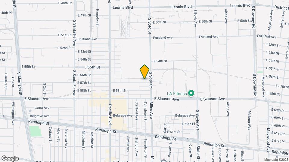 2760 E. 57th St. Map and Location Details