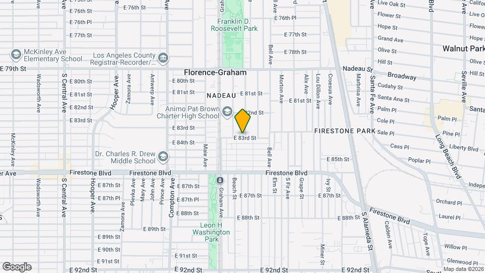 1771 E 83rd St Map and Location Details