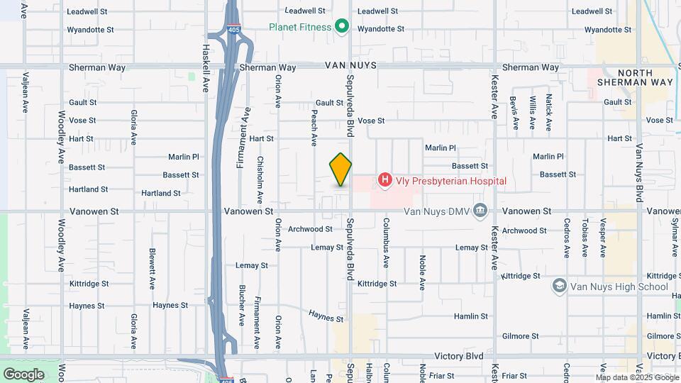 6833 Sepulveda Blvd-Unit -207 Map and Location Details